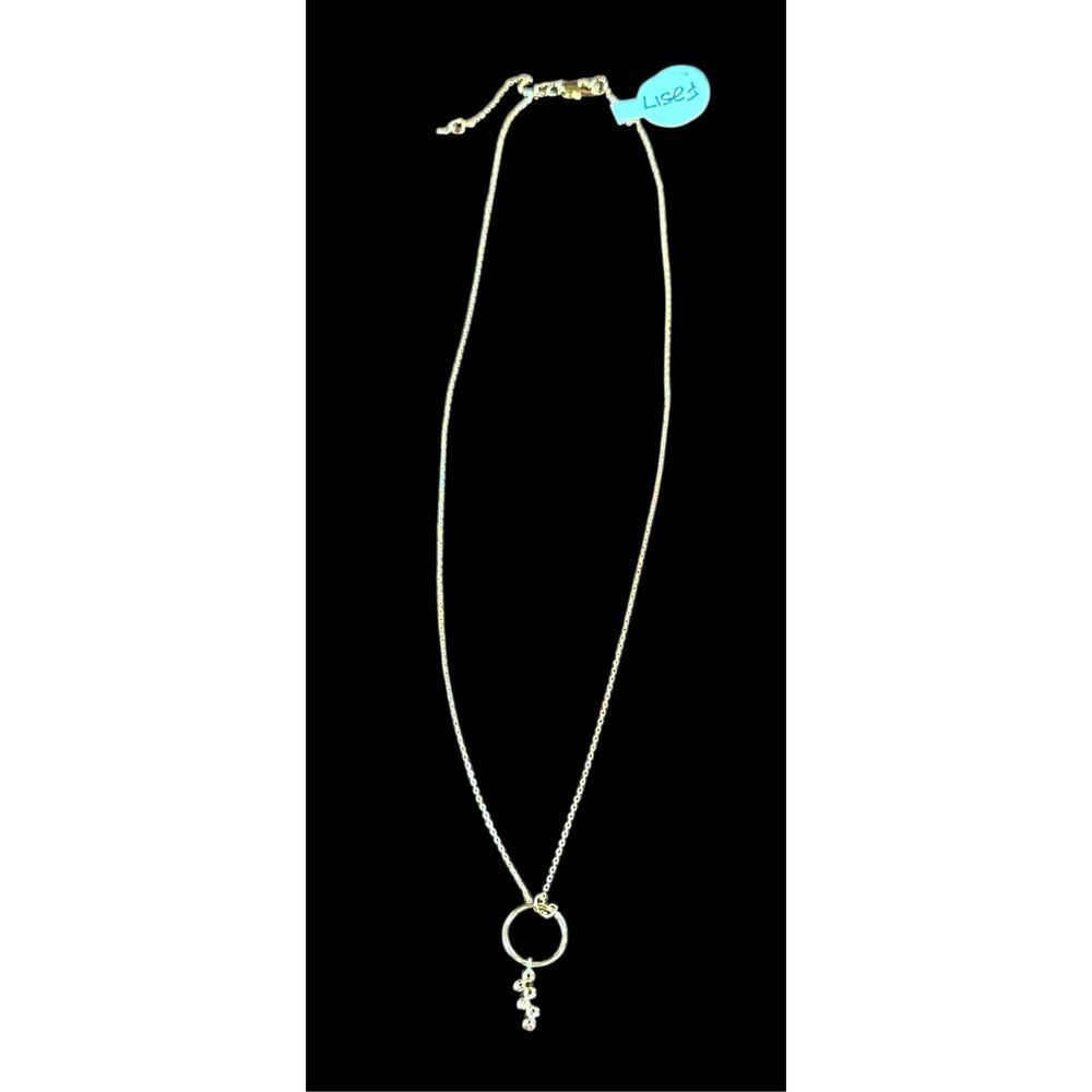 TAI Gold Chain with Rhinestone Drop New